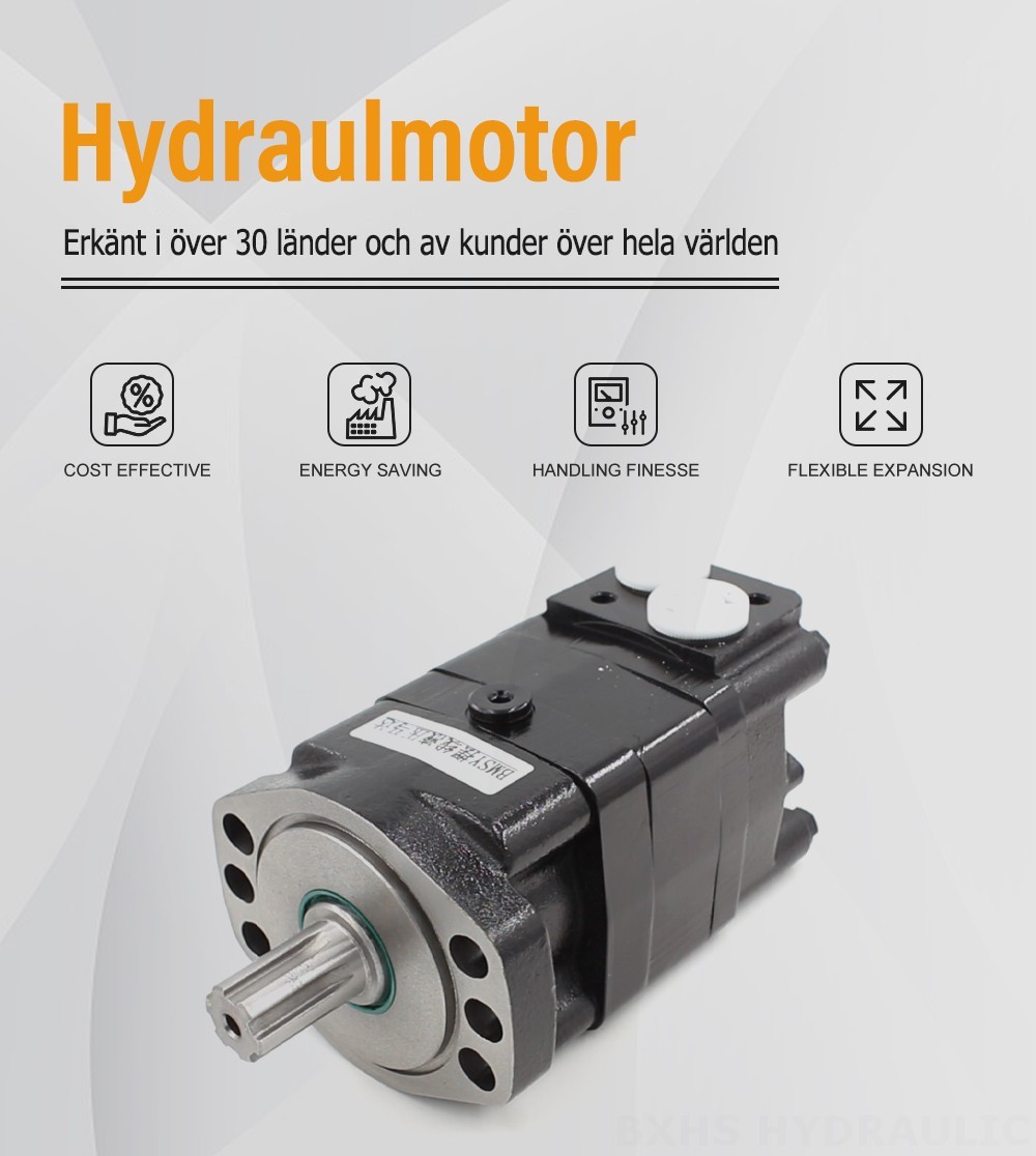 BMSY_Cycloid Hydraulmotor 100 cc/varv 50 L/min hydraulmotor